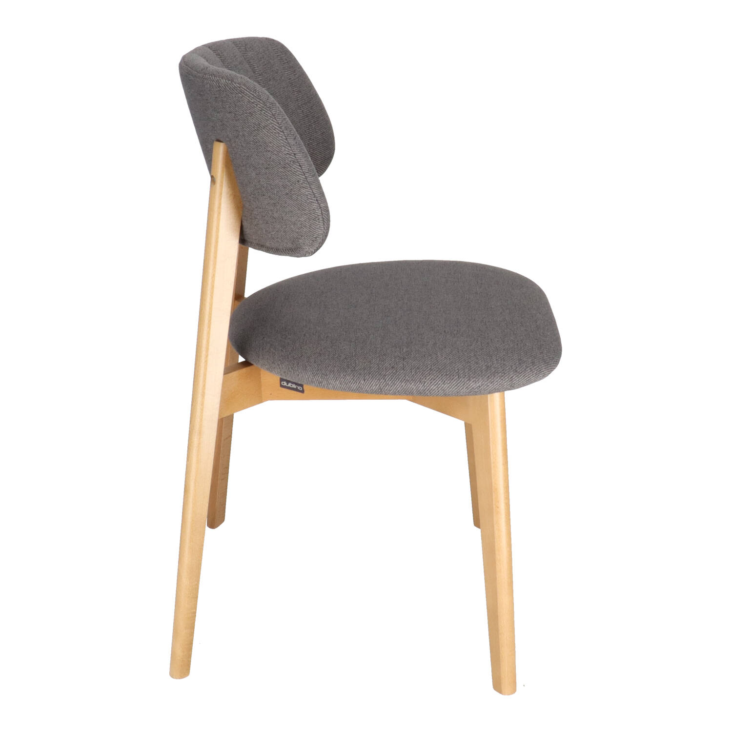T MARY UP Grey classic Upholstered indoor chair